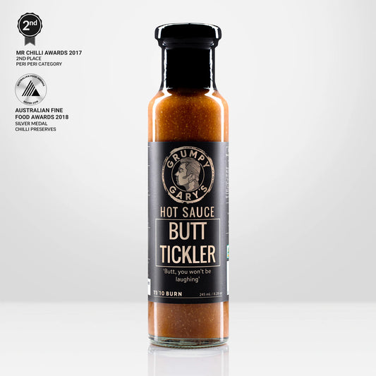 Grumpy Gary's Butt Tickler Hot Sauce 245 mL
