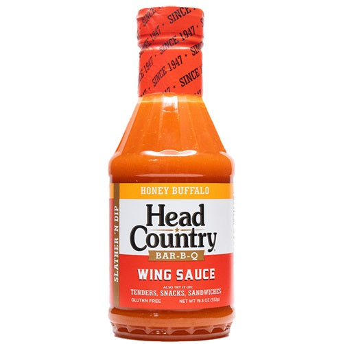 Head Country Bar-B-Q Honey Buffalo Wing Sauce 552g Bottle