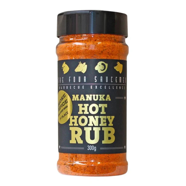 The Four Saucemen 'Manuka Hot Honey Rub' 300g